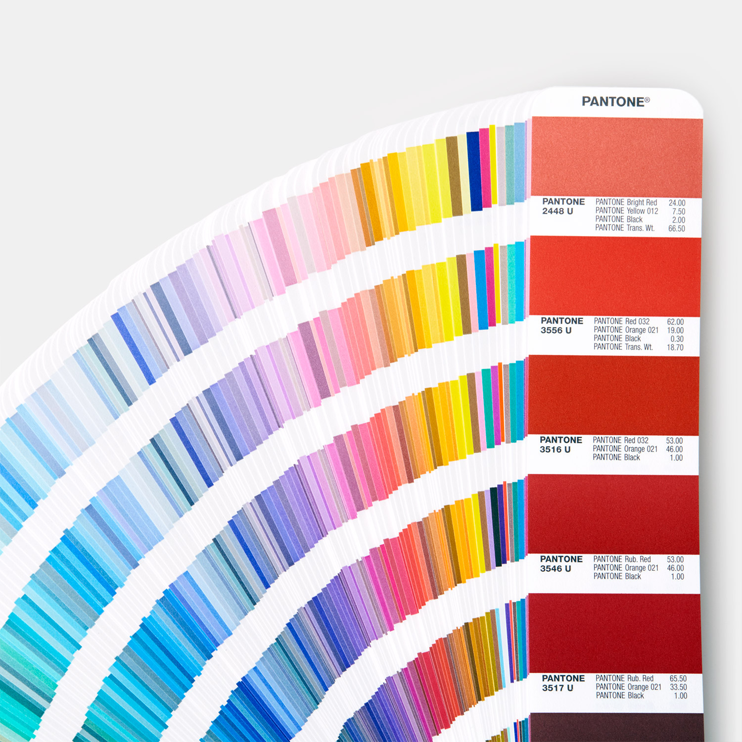 Customizable Pantone Coated Colour Chart